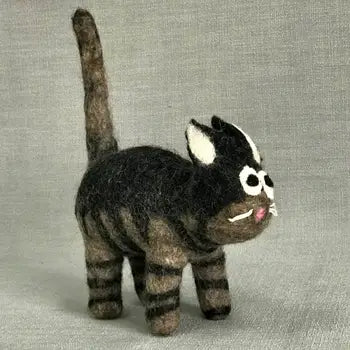 Toy - Black and Grey Stripe Cat