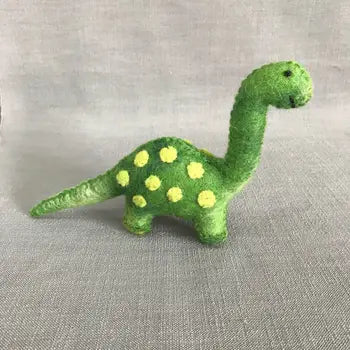 Toy - Dinosaur - Green with Yellow Spots