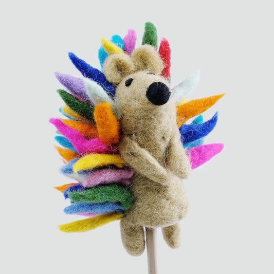 Finger Puppets - Magic Meadow - Rainbow Hedgehog
