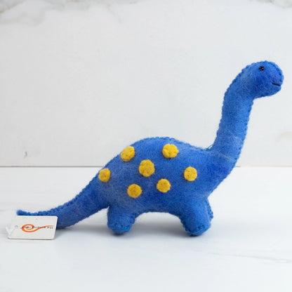 Toy - Dinosaur - Blue with Yellow Spots