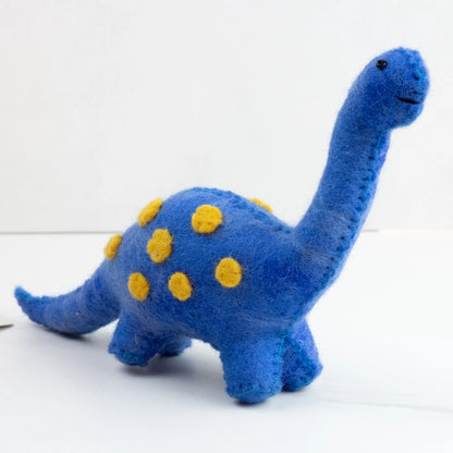 Toy - Dinosaur - Blue with Yellow Spots