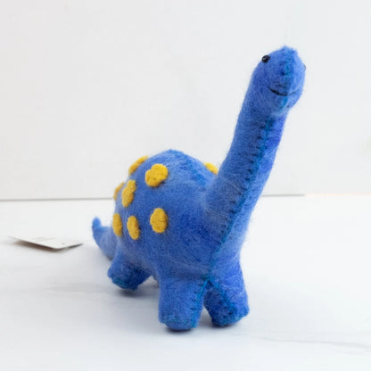 Toy - Dinosaur - Blue with Yellow Spots