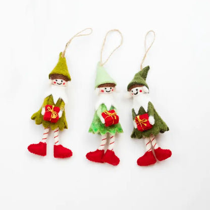 Ornament - Elf - Set of 3