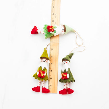 Ornament - Elf - Set of 3