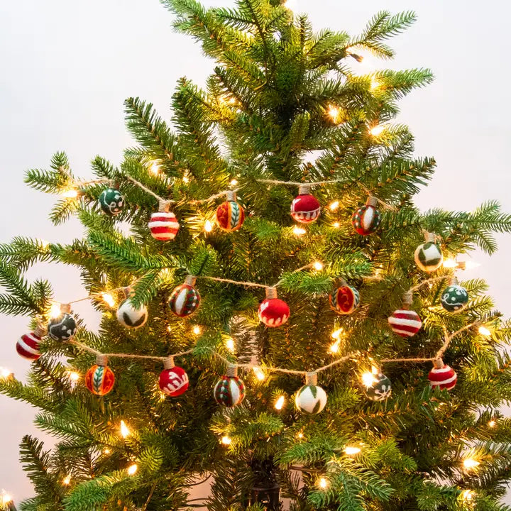 Garland - Embroidered Christmas Ball