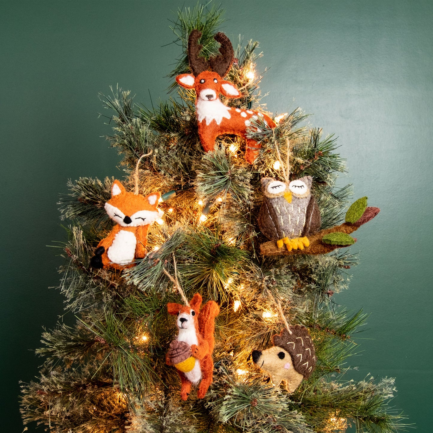 Ornament - Forest Animals Collection - Set of 5