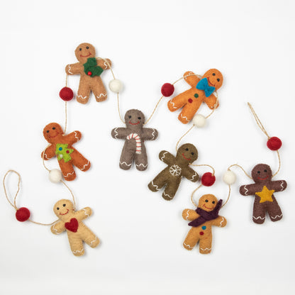 Garland -  Embroidered Gingerbread