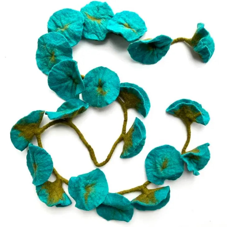 Garland - Flower Vine - Turquoise