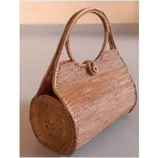 Ata Vine - Handwoven Roll Handbag