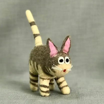 Toy - Cat - Grey with Pink Ears