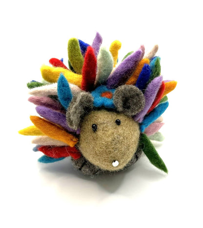 Toy - Rainbow Hedgehog - Small or Large