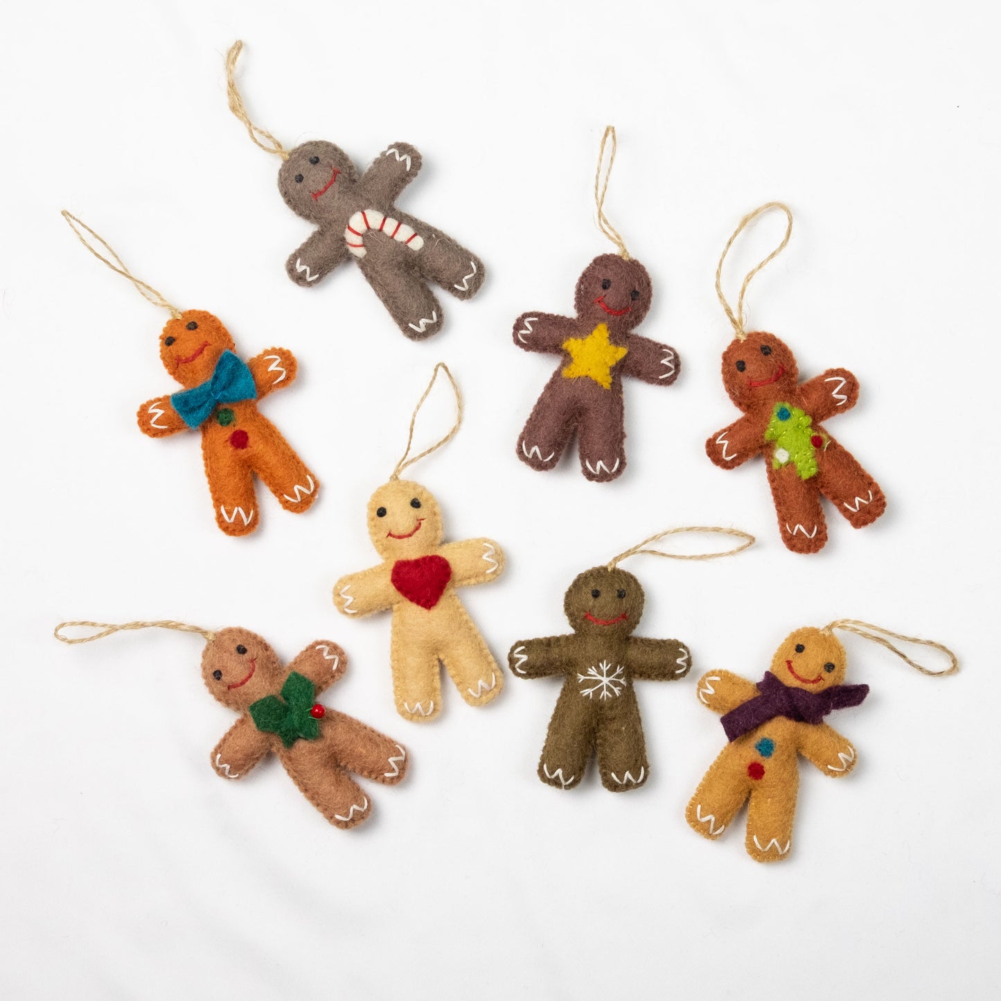 Ornament - Gingerbread Men - Set of 8