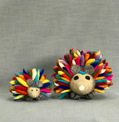 Toy - Rainbow Hedgehog - Small or Large