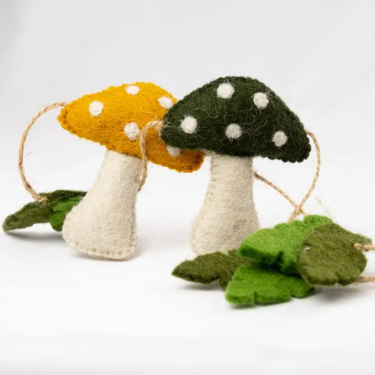 Garland - Multi-Color Spotted Mushroom