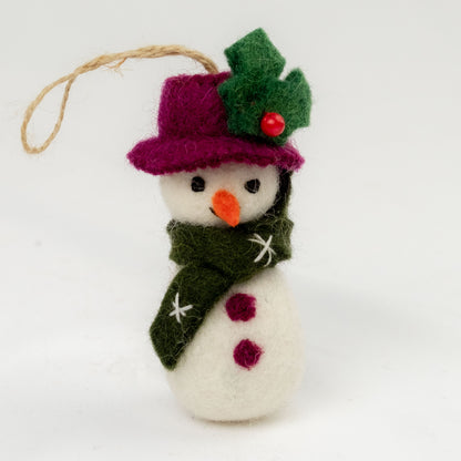 Ornament - Stylish Snowmen - Set of 6