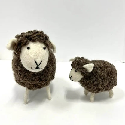 Toy - Brown Wool Sheep