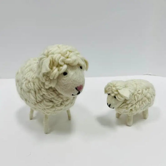 Toy - White Wool Sheep