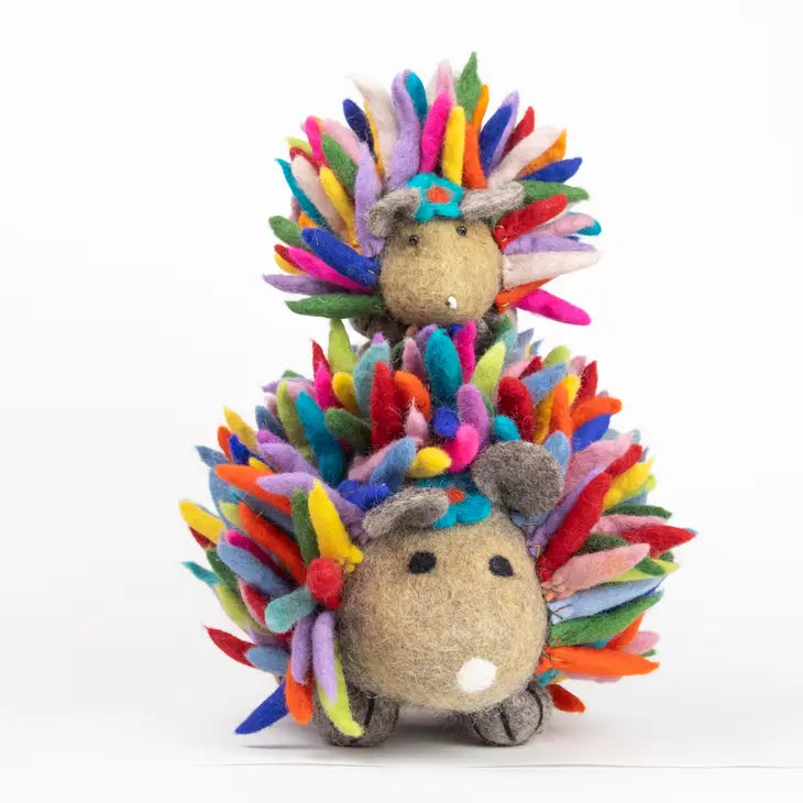 Toy - Rainbow Hedgehog - Small or Large