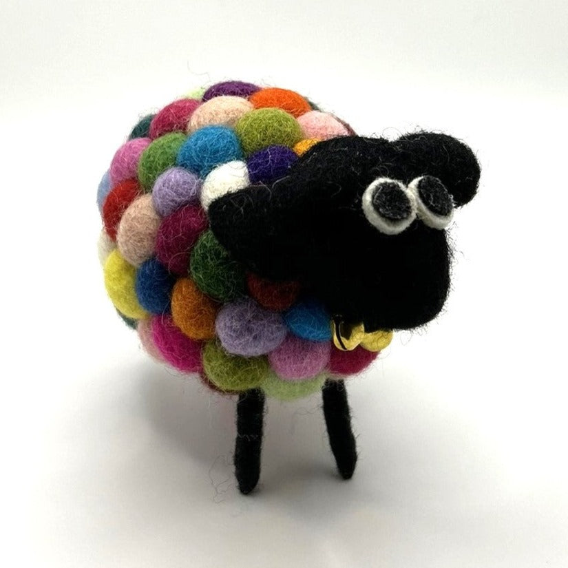 Home Decor - Rainbow Sheep with Bell