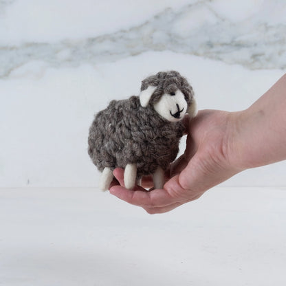 Toy - Grey Wool Sheep