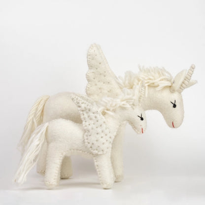 Toy - White Unicorn - Small or Large